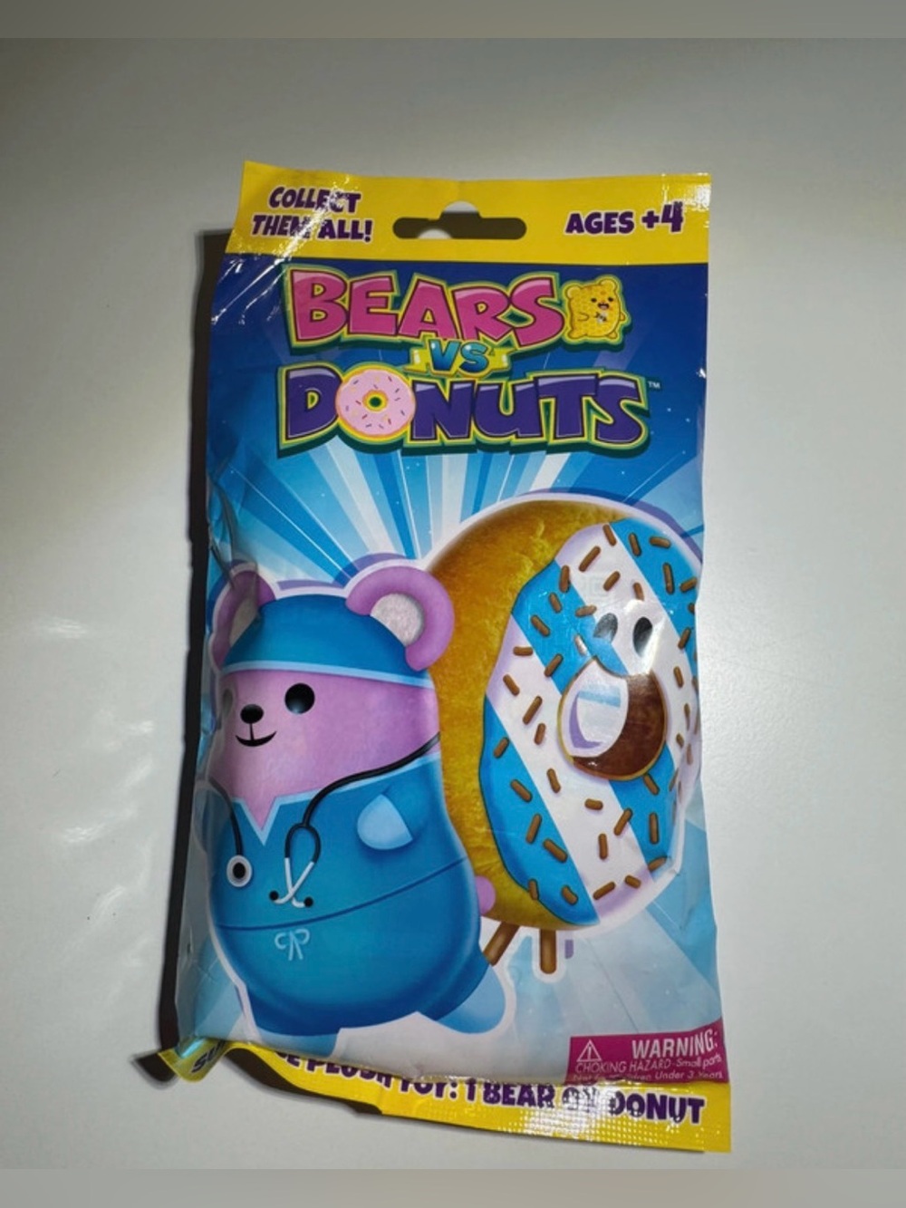 Bears Vs. Donuts Surprise Plush Toy NWT